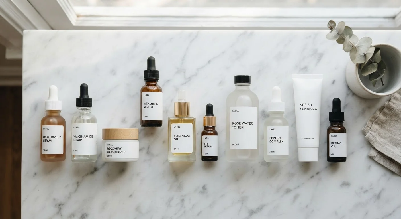 Hyaluronic Acid, Niacinamide, Vitamin C: A Plain-English Ingredient Glossary