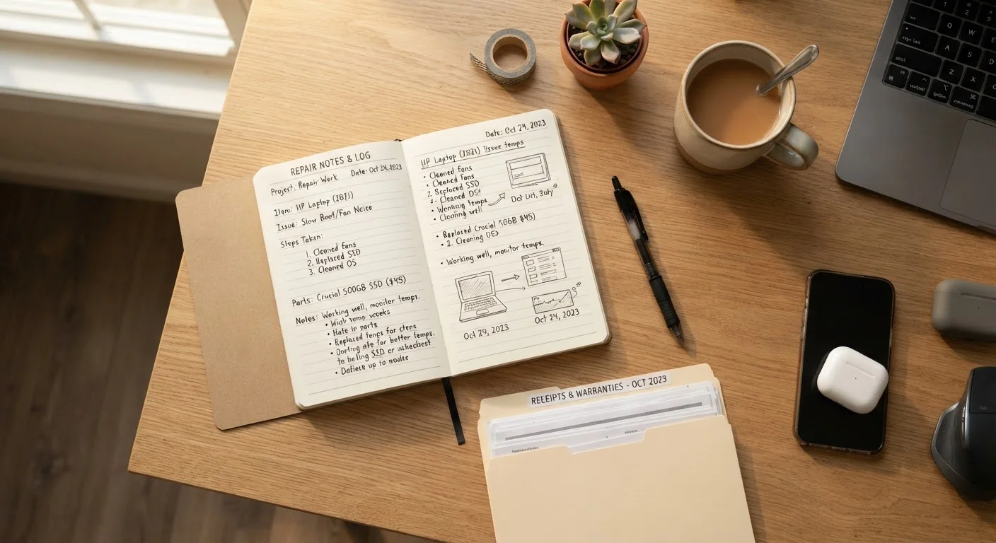 Keeping a Home Repair Log (And Why It Pays Off Later)