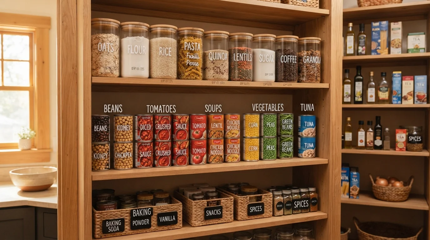 Pantry Organization Principles That Reduce Food Waste