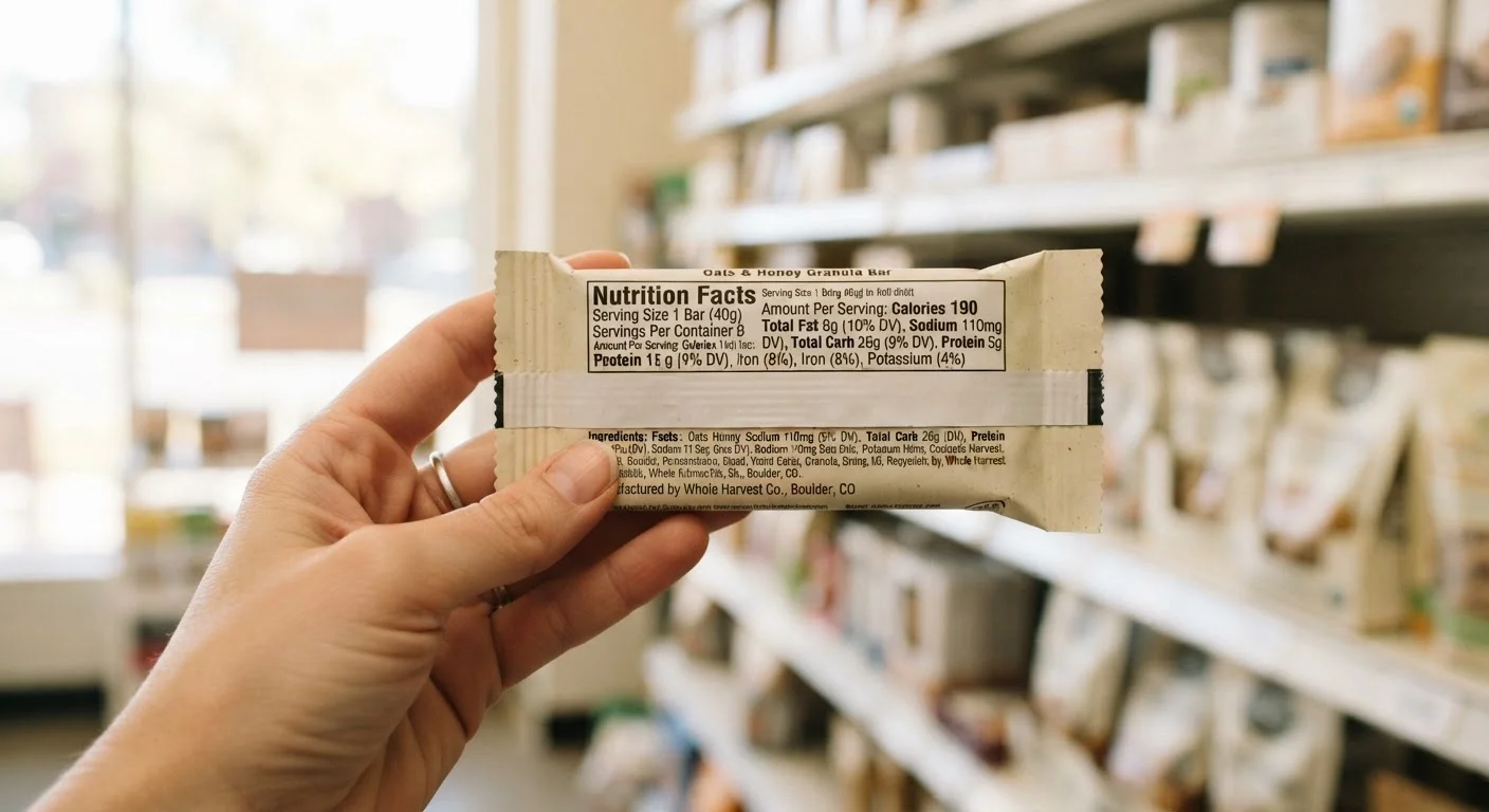 Reading a Nutrition Label Without Getting Lost in the Fine Print