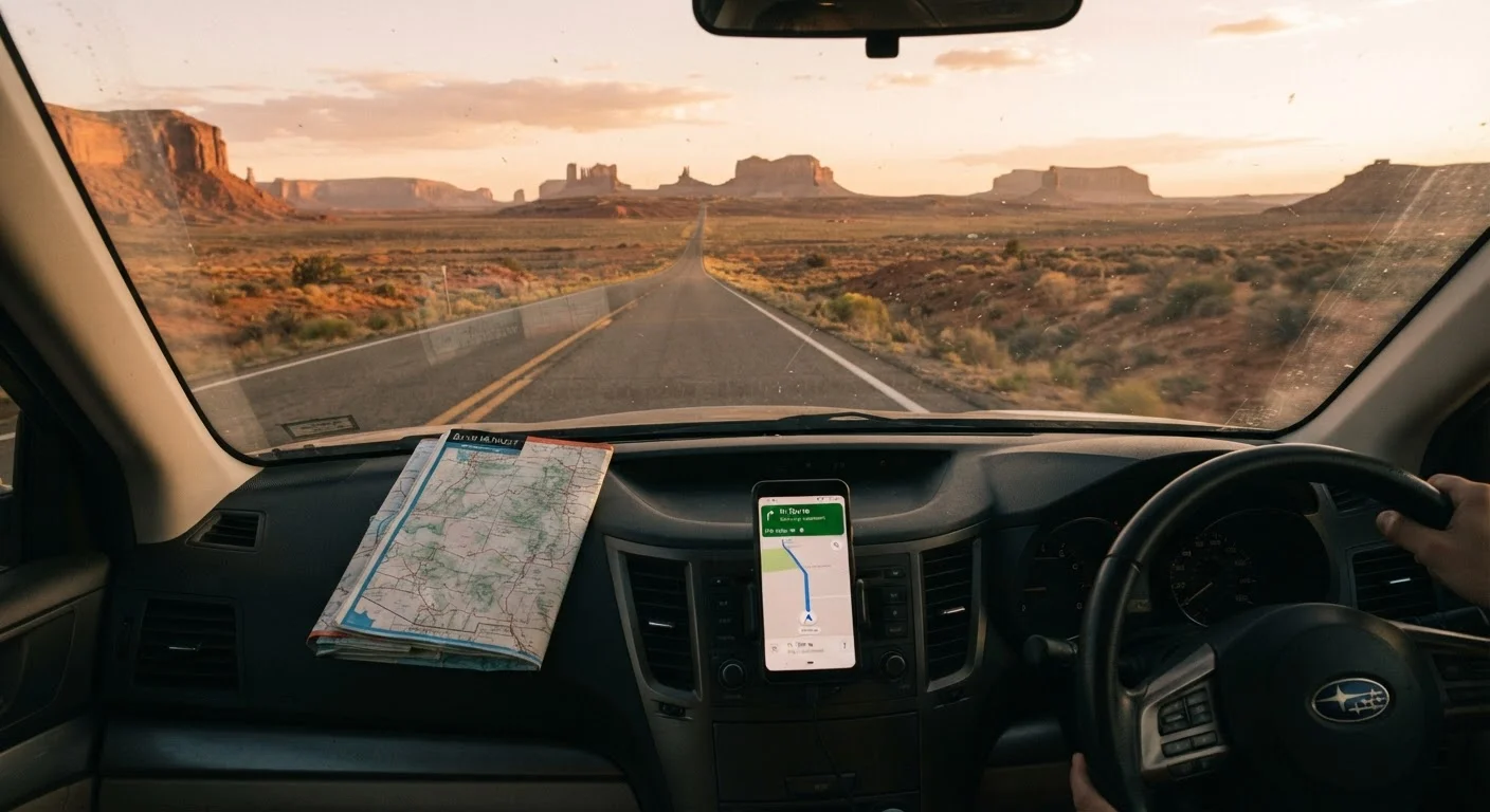 Road Trip Navigation: Paper Maps, Offline GPS, and Live Traffic Apps Compared