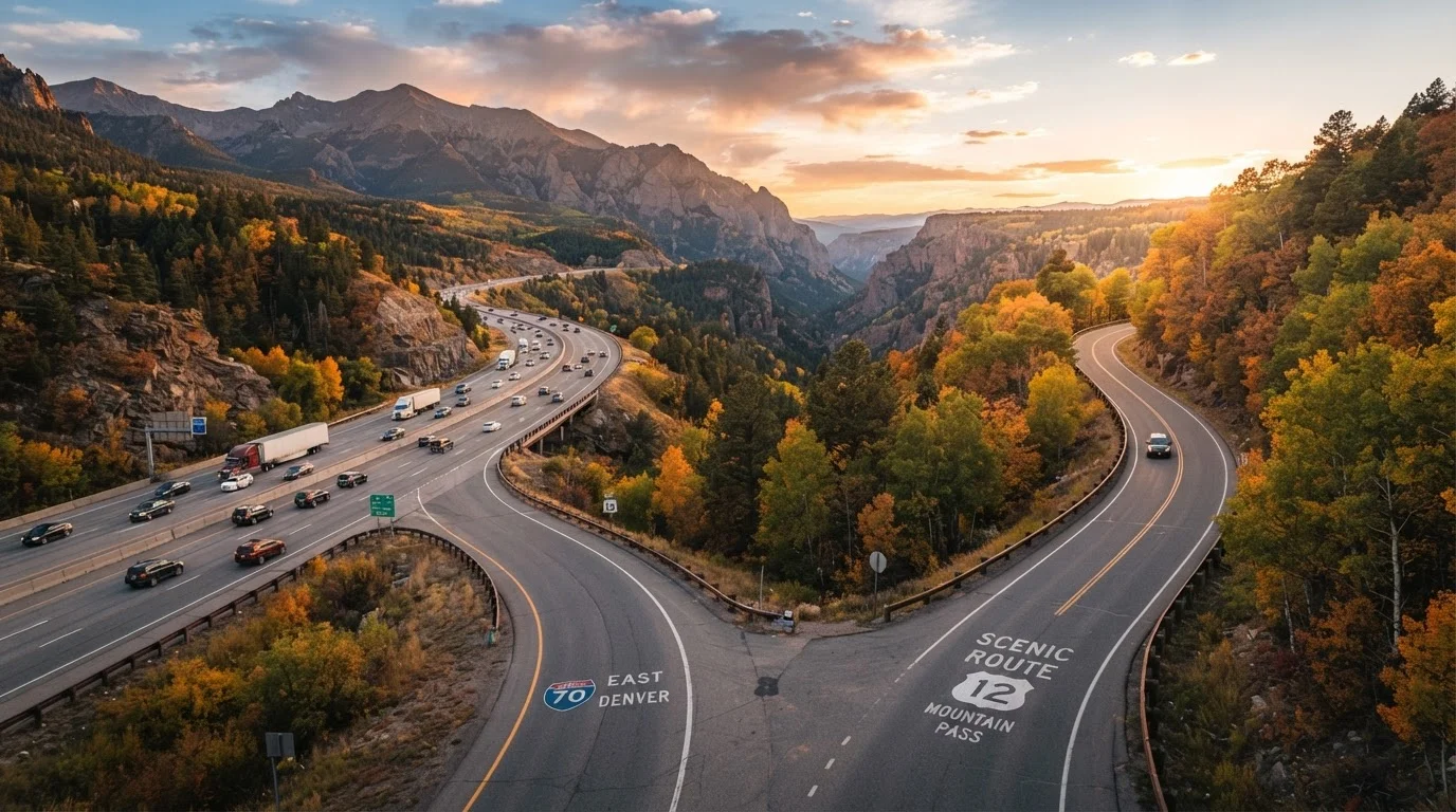 Scenic Routes vs. Interstates: How Each Shape Your Road Trip Experience