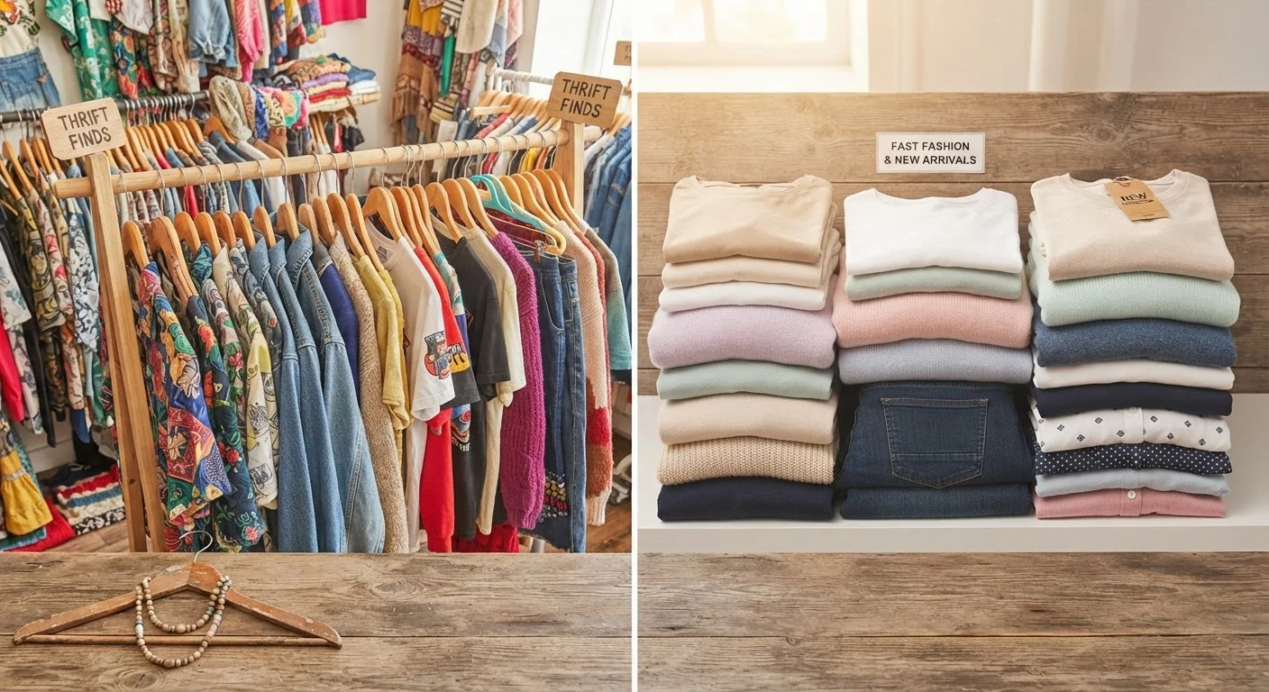Thrift Store Shopping vs. Fast Fashion: Weighing the Real Trade-Offs
